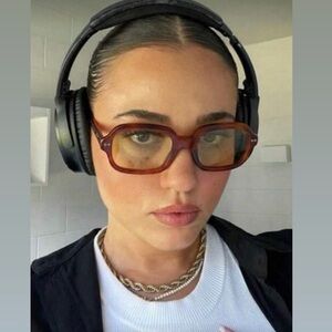 3/$30 Tinted Rectangular Light Brown Tortoiseshell Sunglasses NWOT